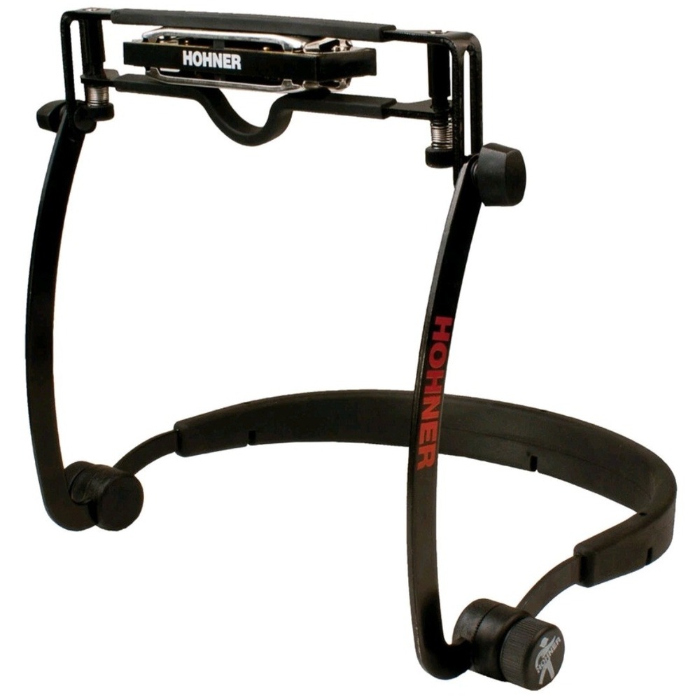 Hohner FlexRack Professional Harmonica Holder Adjustable Harp Rack MZ2010 Black